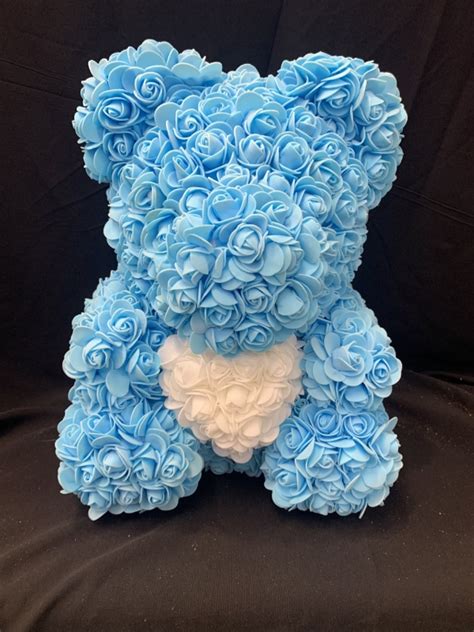 Large Foam Rose Bear Buy Online Or Call