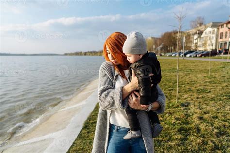 Mother hugging her little son 11445870 Stock Photo at Vecteezy