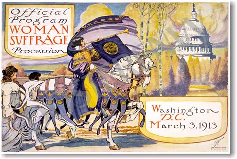 Woman Suffrage Procession 1913 Patriots Daughter