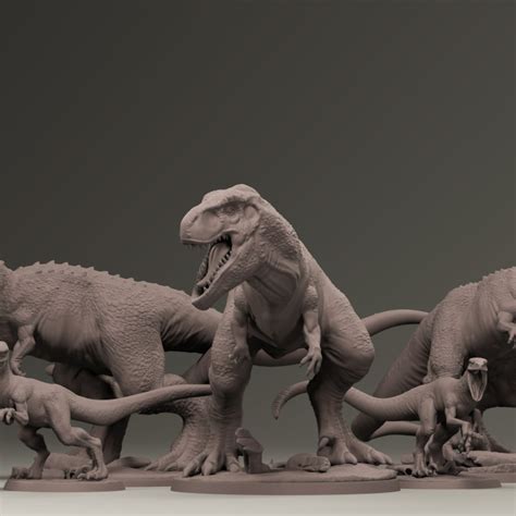 Dinoworld Kingdoms Vol 2 STL Miniatures Campaign MyMiniFactory