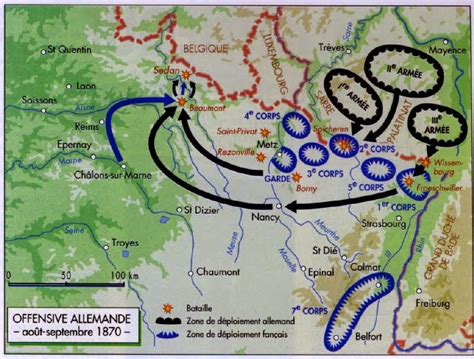 Franco Prussian War Map