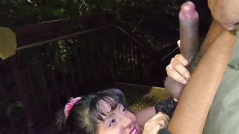 LATINA SUCKS AND FUCKS BBC OUTDOORS Pornhub