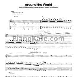 НОТЫ Red Hot Chili Peppers Around The World ноты для фортепиано и гитары PianoKafe