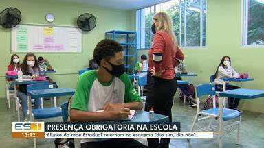 Gazeta Meio Dia Aulas são retomadas nas escolas da Rede Estadual