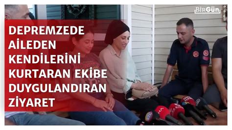 Hataylı depremzede aileden kendilerini kurtaran itfaiye ekiplerine