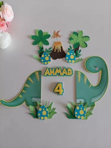 Toppers Dinosaurio Decoración Tortas Mercadolibre