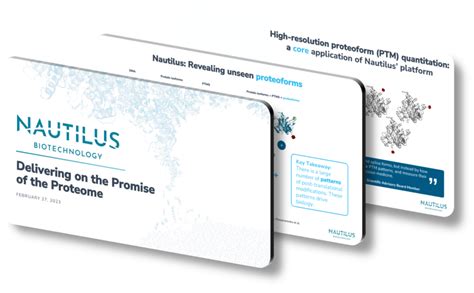 Revolutionary Proteomics Insights: Nautilus Biotechnology's ... 