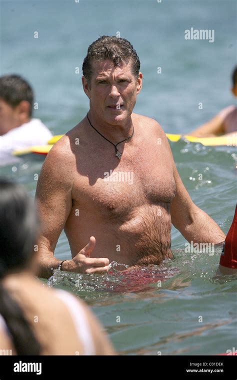 Baywatch Star David Hasselhoff Was Back In The Water Working For His Charity To Teach Inner City