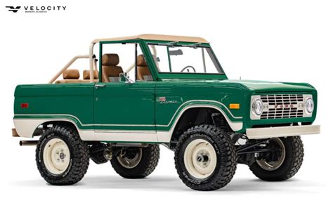 1977 Velocity Racing Green Classic Ford Bronco Ranger Edition Ford Bronco Classic Ford