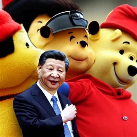 Xi Jinping Cosplays As Winnie The Pooh Stable Diffusion OpenArt