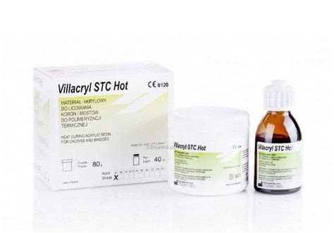 Купить Villacryl STC Hot A2 облицювальна пластмаса 80г порошок 40 мл рідина розколірка по