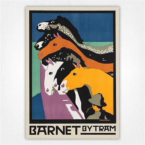 Barnet By Tram Poster London United Tramways Poster Paine