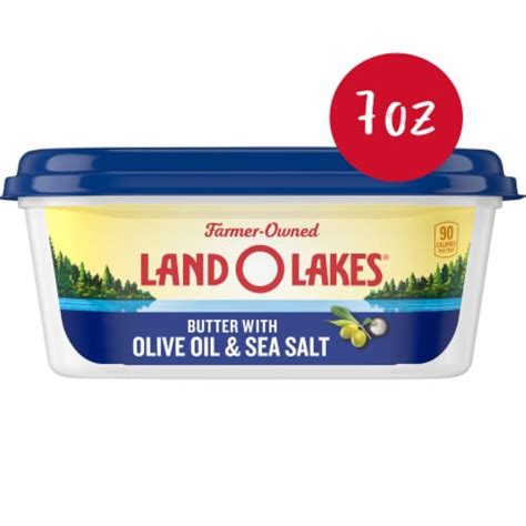 Land O Lakes Butter With Olive Oil And Sea Salt Tub 7 Oz Frys Food