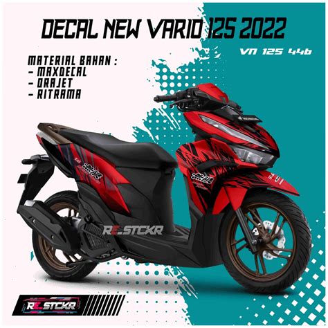 Jual Decal New Vario 125 2023 Mugen Series Decal Vario New 125 Sticker