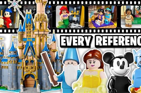 Every Reference And Easter Egg In The Lego Disney 100 Castle Brickhubs