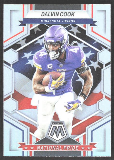 Panini Mosaic National Pride Silver Prizm Dalvin Cook On Kronozio