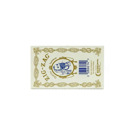 Zig Zag Original White Rolling Papers Single Wide Smoke Cargo