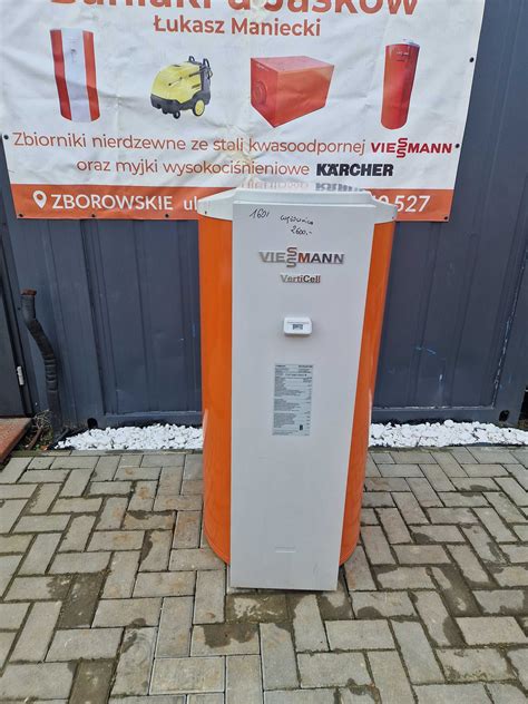 Bojler Nierdzewny Viessmann 160l stojący wężownica Wysyłka Gwarancja