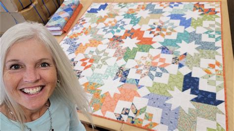 Boom Boom Star Bloom Quilting At Jordan Fabrics Youtube