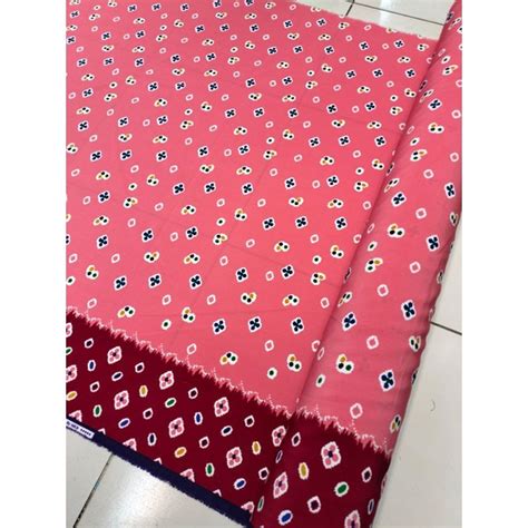 Jual Kain Batik Jumputan Jenggolo By Mkb Bahan Batik Silk Semi Sutra
