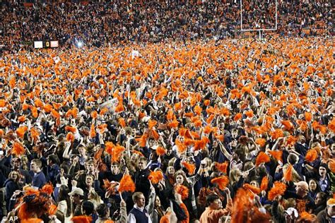 Auburn Tigers Fans Flood The Streets In Feverish Celebration After Team