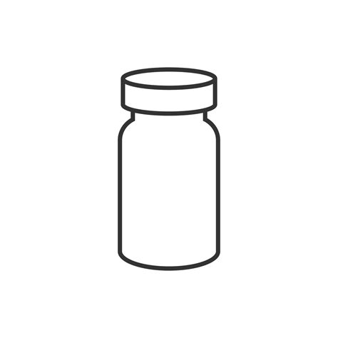 vial icon design template vector  vector art  vecteezy
