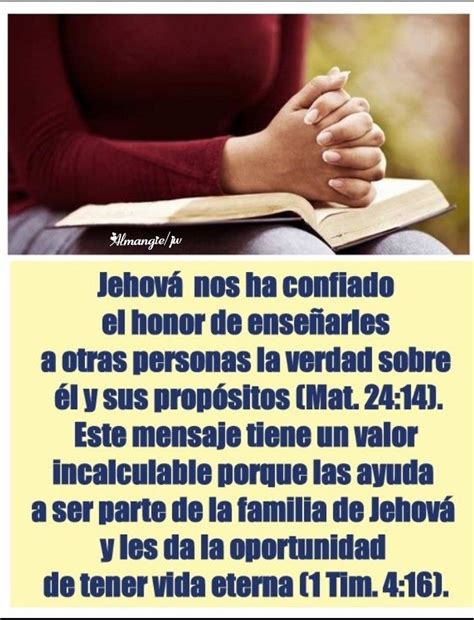 Pin De Almangie En Jehov Mi Dios Jw Frases Espirituales Dichos De