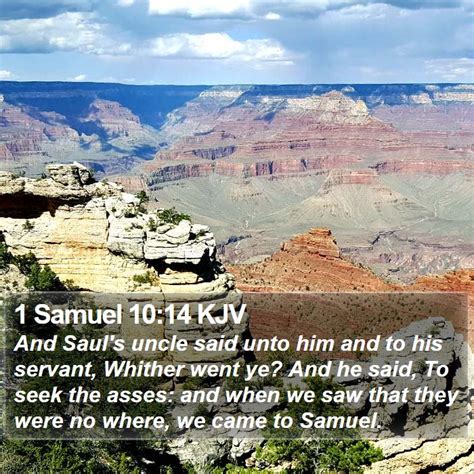 Samuel Kjv And Saul S Uncle Said Unto Him And To His