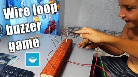 How To Make A Wire Loop Game Easy Diy Project For Kids Youtube