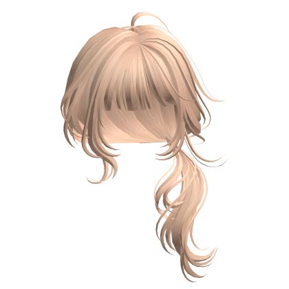 Blonde Low Ponytail Roblox