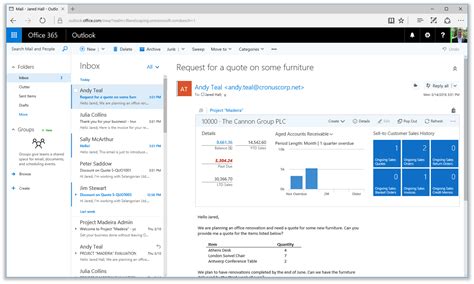 Microsoft Dynamics Nav 2017 Erweiterte Office 365 Integration Erp Blog