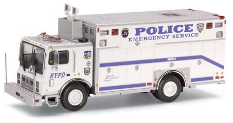 Code 3 NYPD Mack Saulsbury Heavy Rescue Truck 12550