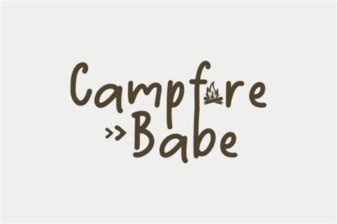 Campfire Babe Camping Svg Graphic By Svg Box Creative Fabrica