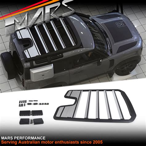 Silver Roof Expedition Rack Kit For Land Rover Defender L663 90 2020