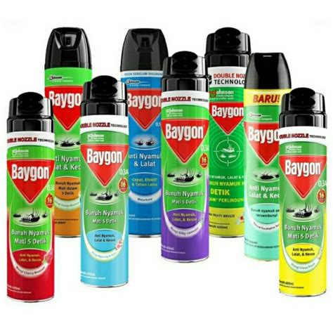 Jual BAYGON Kemasan Kaleng Semprot Spray 600ml 750ml 600 75ml 450ml