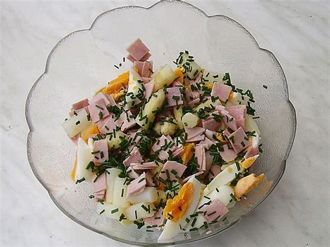 Pfälzer Spargelsalat mit Schinken und Ei Kochen Gut kochengut de