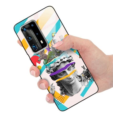 ETUI GLASS Do HUAWEI P40 PRO PLUS Modern Art Wzory Funnycase Sklep