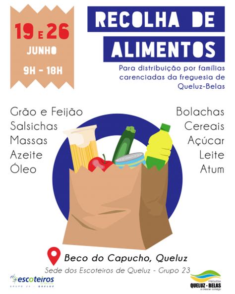 Recolha De Alimentos Uni O Das Freguesias De Queluz E Belas