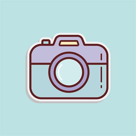 cute camera icon 21768385 Vector Art at Vecteezy