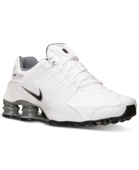 Lyst Nike Mens Shox Nz Running Sneakers From Finish Line In White