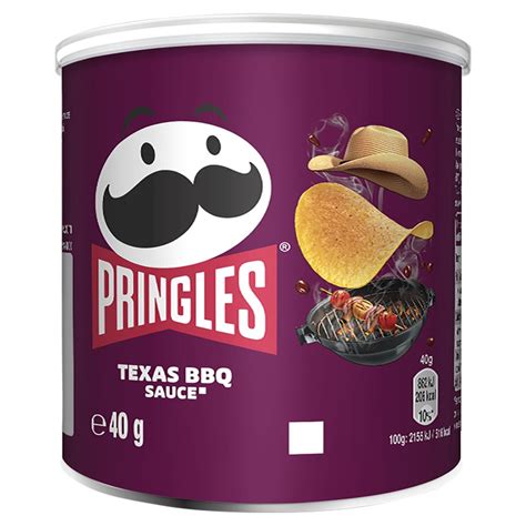 Pringles Texas Bbq Sauce Crisps Can 40g Best One