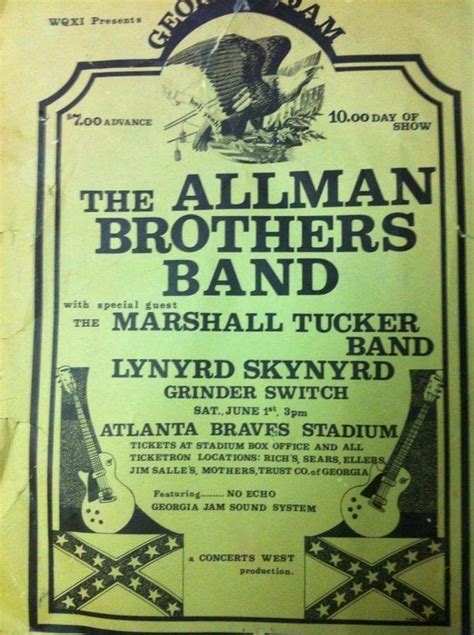 Pin By Durr Gruver On Allman Brothers Band Concert Posters Rock Band Posters Pop Posters