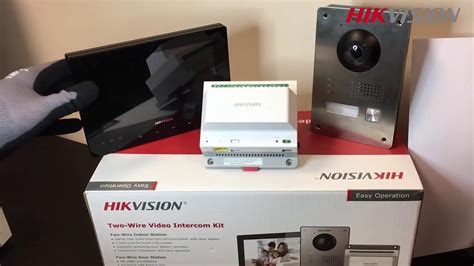 Hikvision Ds Kis Video Intercom Bundle Youtube