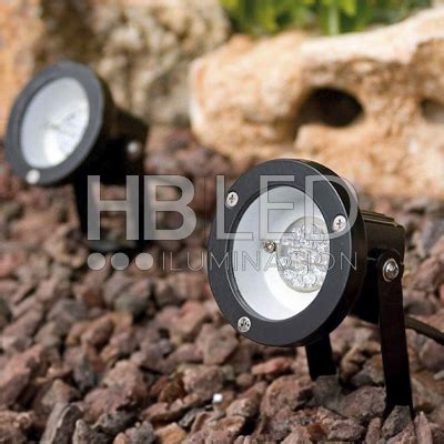 Foco LED Estaca Jardín 5W 3000K Pequeño SKU 36142 Iluminación LED