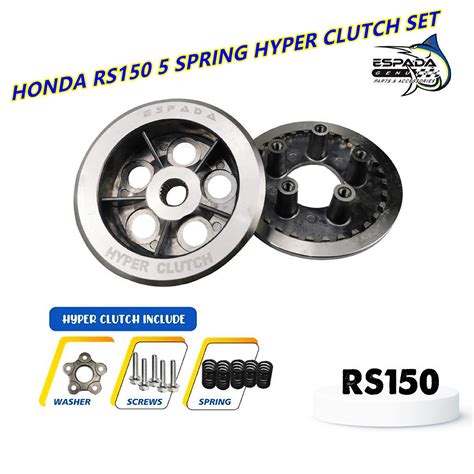 Honda Rs Ex Espada Spring Hyperclutch Hyper Clutch Set Shopee