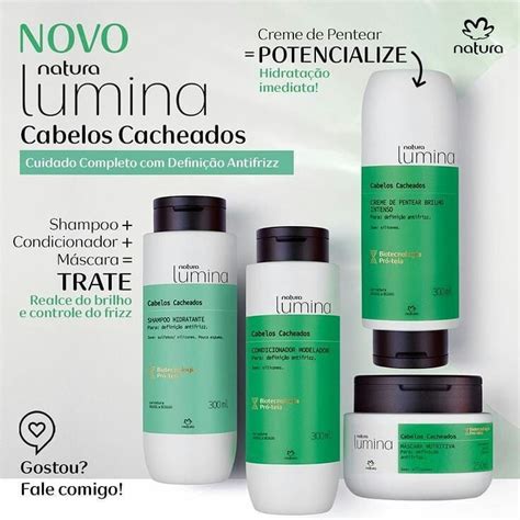 Novo Natura Lumina Cachos Cacheadas Natura Lumina Body Care