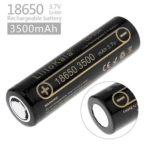 Liitokala Lii 35a 18650 3500mah 37v Rechargeable Li Ion Battery With 10a Discharge Current For