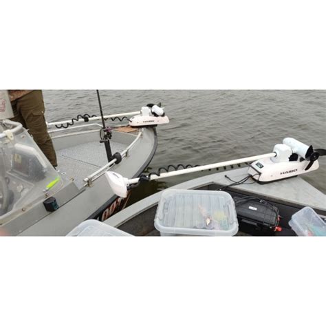 Лодочный носовой электромотор якорь Haibo