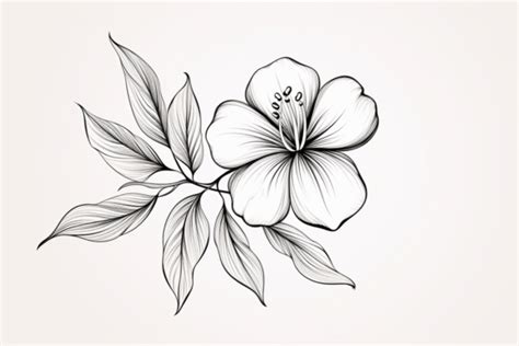 Branch Of A Blossoming Tree In Graphic Graphic By Saydurf Creative