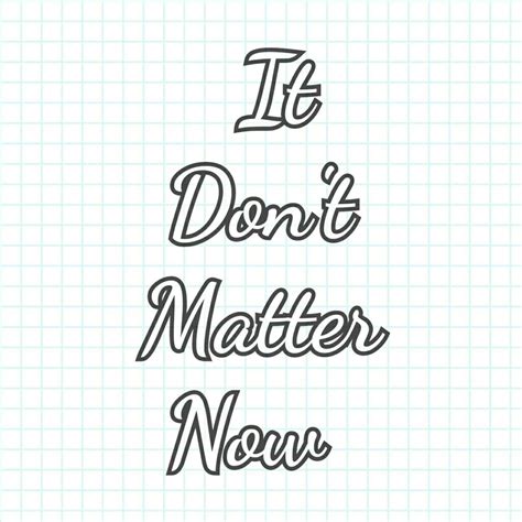 George Ezra Dont Matter Now Diy